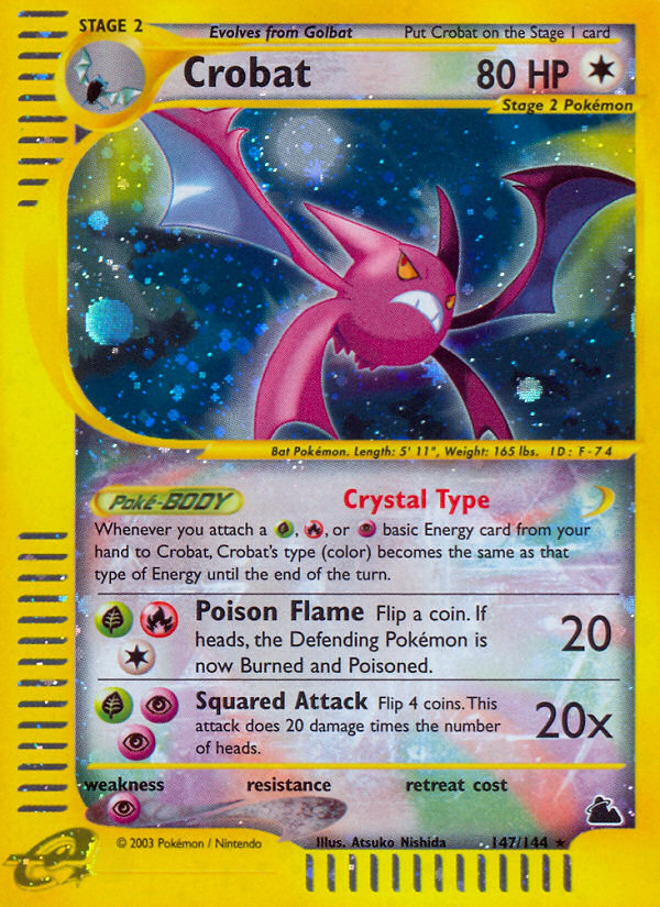 Crobat (147/144) [Skyridge] | Chromatic Games