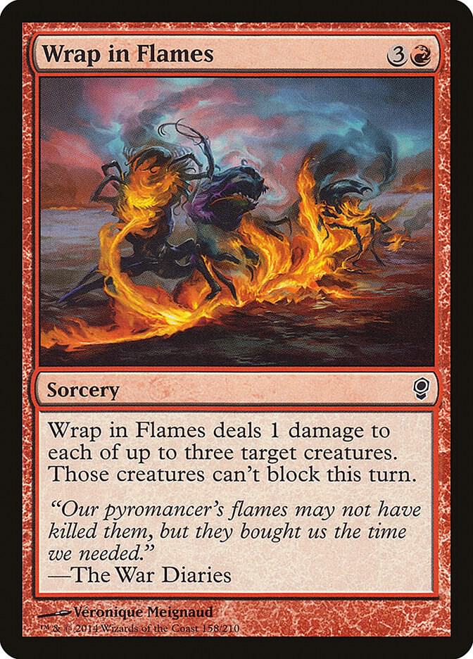 Wrap in Flames 158/210 (Conspiracy)  | Chromatic Games
