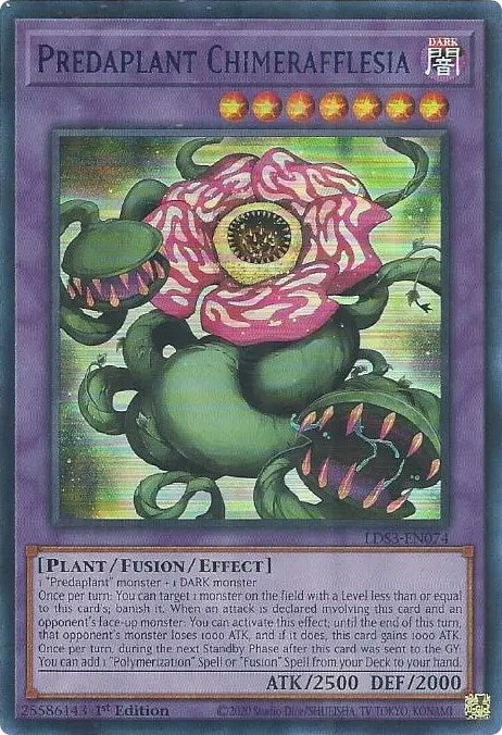 Predaplant Chimerafflesia (Blue) [LDS3-EN074] Ultra Rare | Chromatic Games