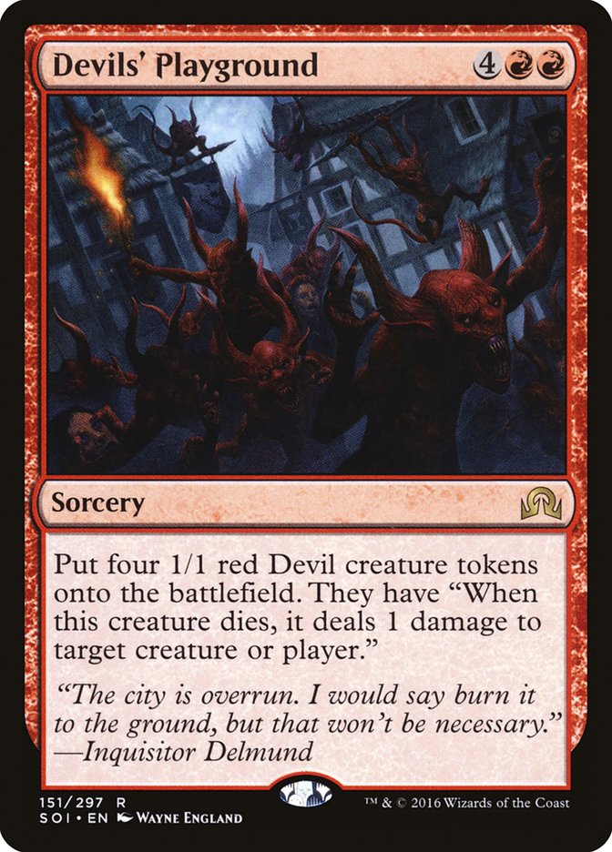 Devils' Playground 151/297 (Shadows over Innistrad)  | Chromatic Games
