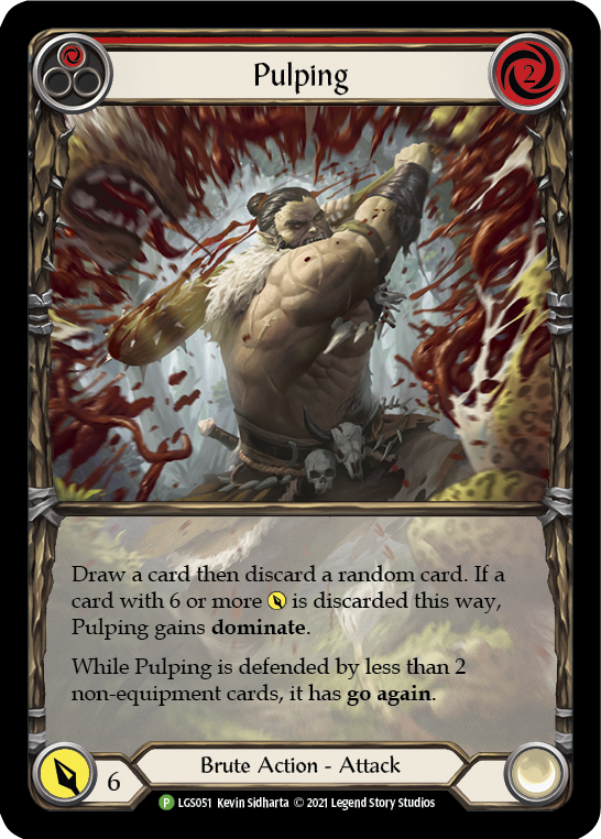 Pulping (Red) [LGS051] (Promo)  Rainbow Foil | Chromatic Games
