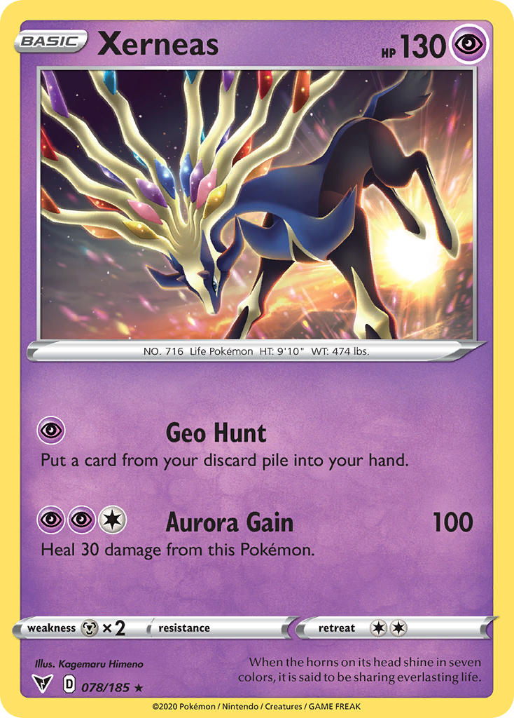 Xerneas (078/185) [Sword & Shield: Vivid Voltage] | Chromatic Games