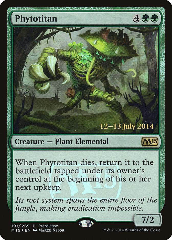Phytotitan 191 (Prerelease Cards)  - Foil | Chromatic Games