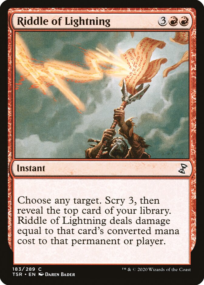 Riddle of Lightning 183/289 (Time Spiral: Remastered)  | Chromatic Games