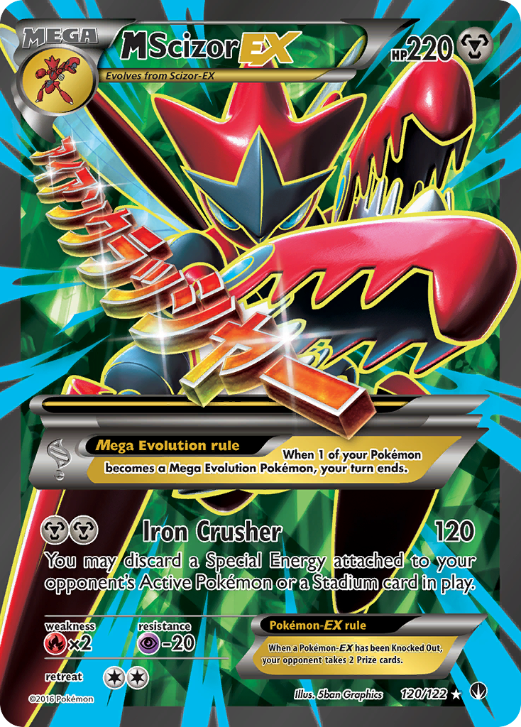 M Scizor EX (120/122) [XY: BREAKpoint] | Chromatic Games