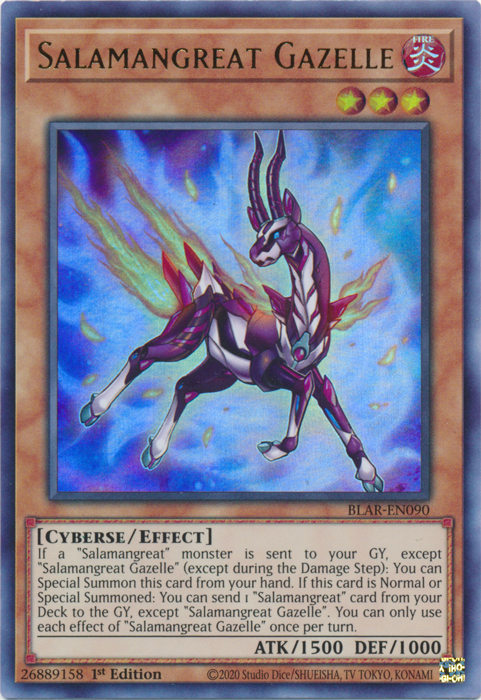 Salamangreat Gazelle [BLAR-EN090] Ultra Rare | Chromatic Games