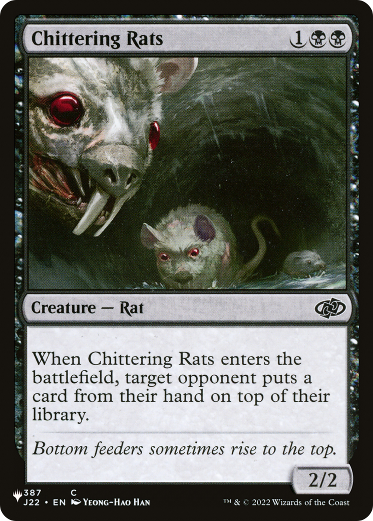 Chittering Rats [The List Reprints] | Chromatic Games