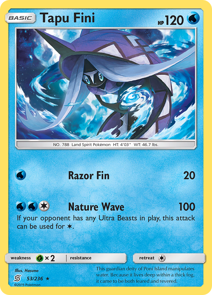 Tapu Fini (53/236) [Sun & Moon: Unified Minds] | Chromatic Games