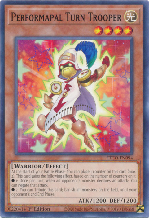 Performapal Turn Trooper [ETCO-EN094] Common | Chromatic Games