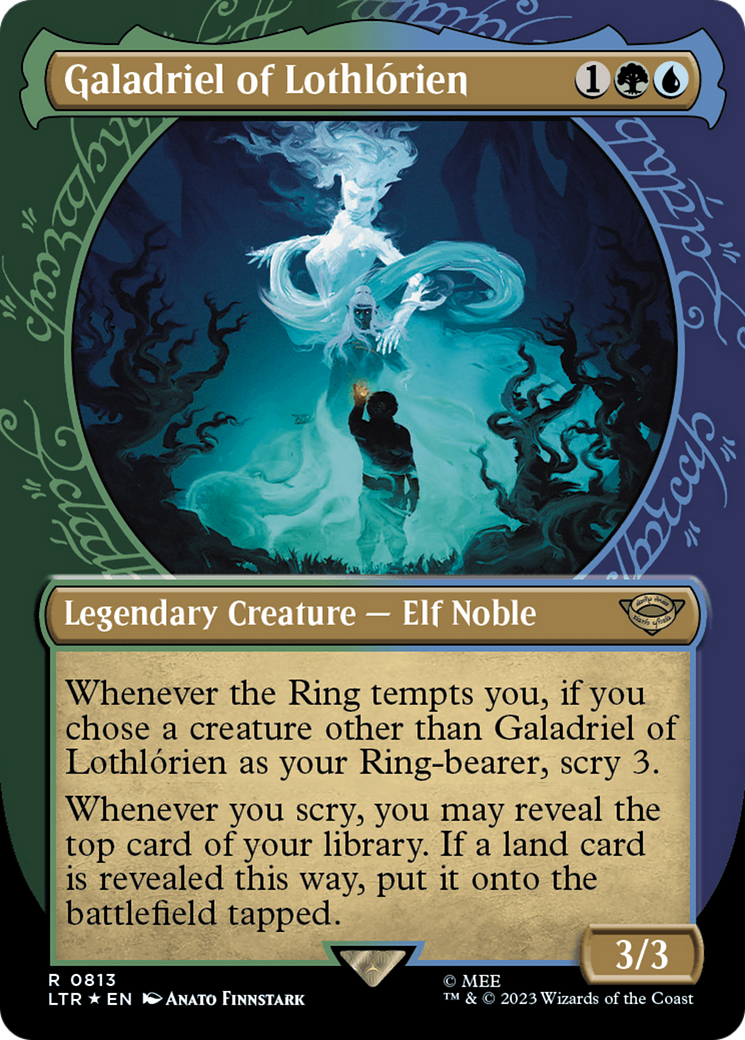 Galadriel of Lothlorien (Showcase) (Surge Foil) [The Lord of the Rings: Tales of Middle-Earth] | Chromatic Games