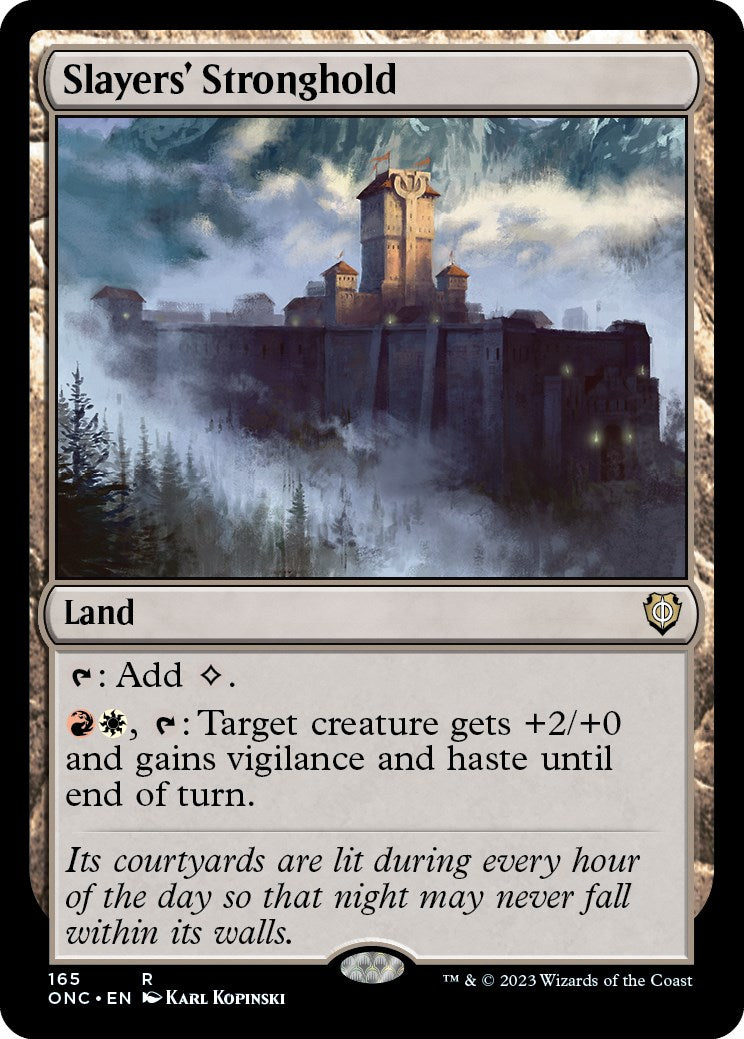 Slayers' Stronghold [Phyrexia: All Will Be One Commander] | Chromatic Games