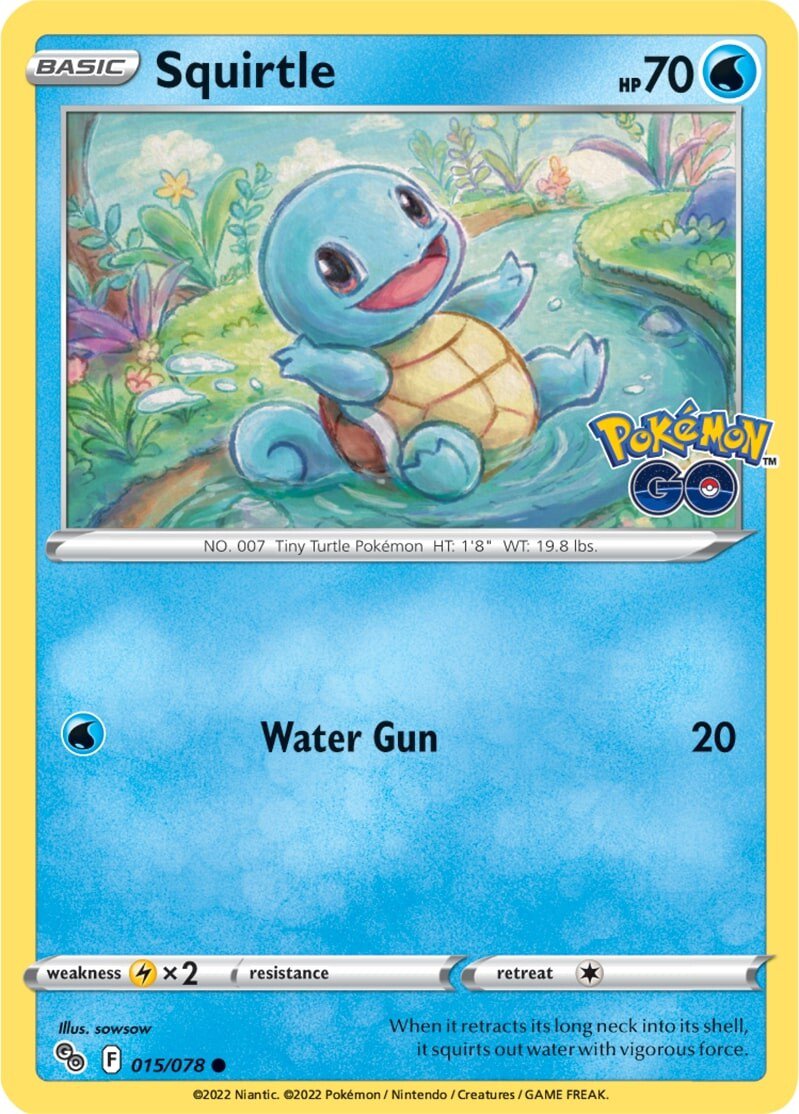 Squirtle (015/078) [Pokémon GO] | Chromatic Games