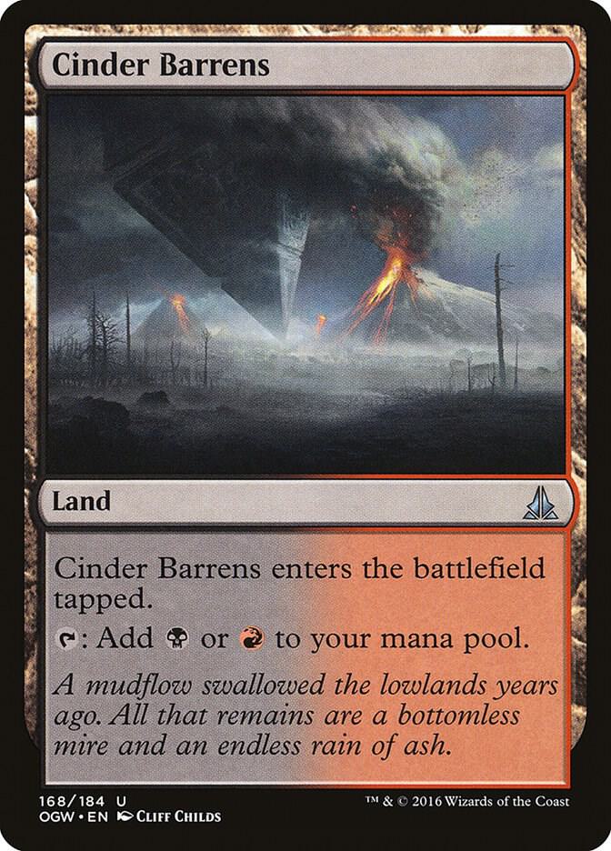 Cinder Barrens 168/184 (Oath of the Gatewatch)  | Chromatic Games
