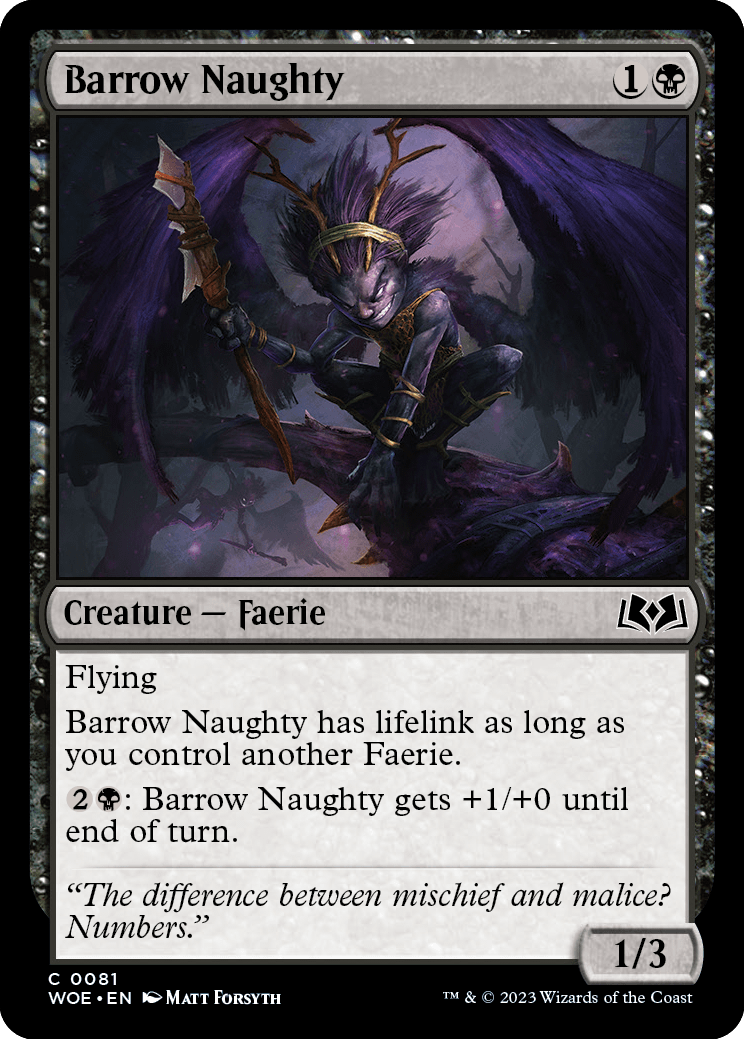 Barrow Naughty [Wilds of Eldraine] | Chromatic Games