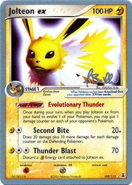 Jolteon ex (109/113) (Eeveelutions - Jimmy Ballard) [World Championships 2006] | Chromatic Games