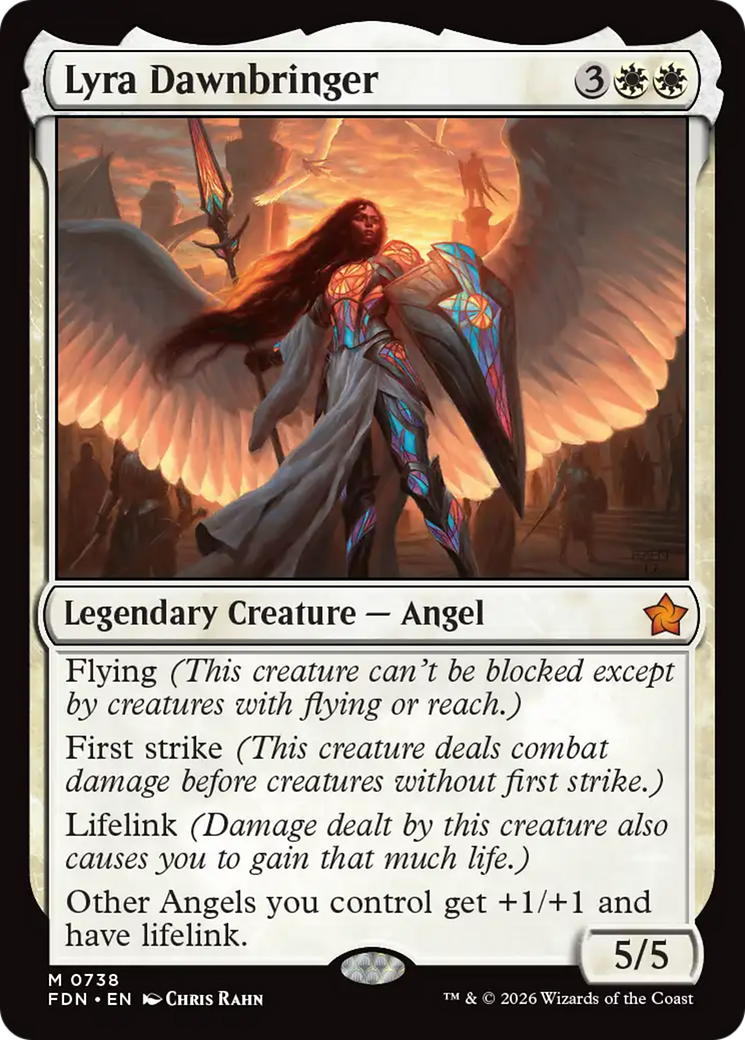 Lyra Dawnbringer (0738) [Foundations] | Chromatic Games