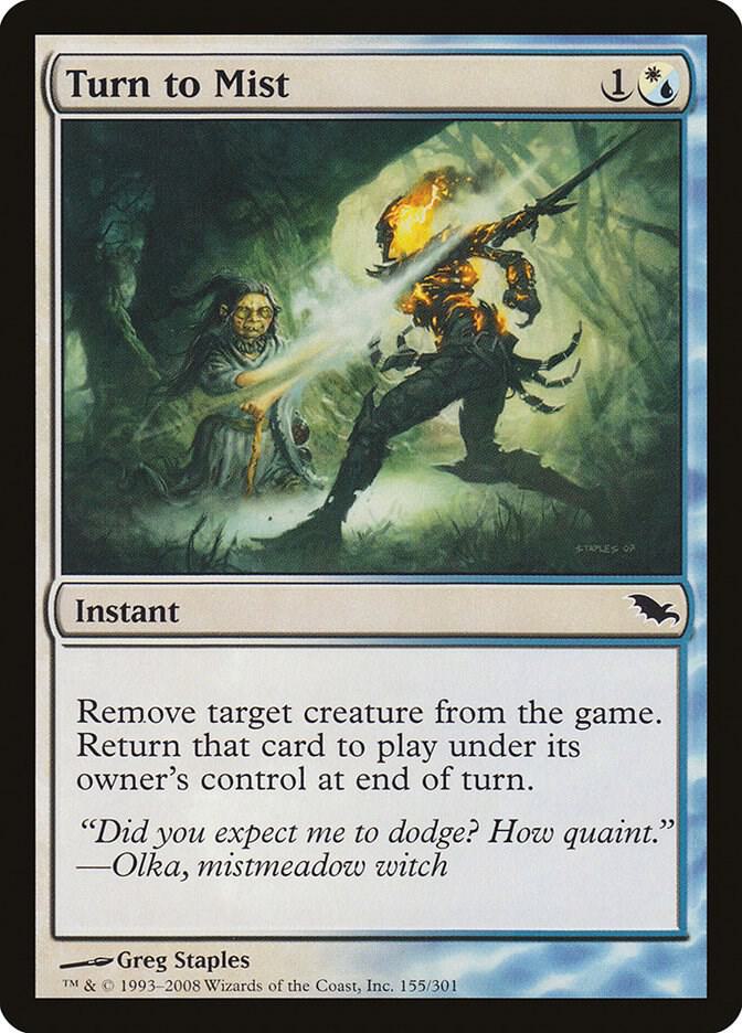 Turn to Mist 155/301 (Shadowmoor)  | Chromatic Games