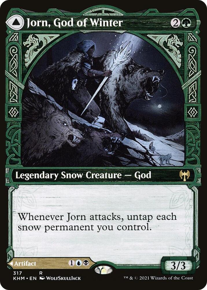 Jorn, God of Winter // Kaldring, the Rimestaff 317/285 (Kaldheim)  - Showcase | Chromatic Games