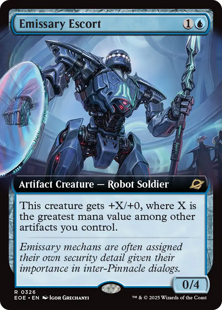 Emissary Escort (Extended Art) [Edge of Eternities] | Chromatic Games