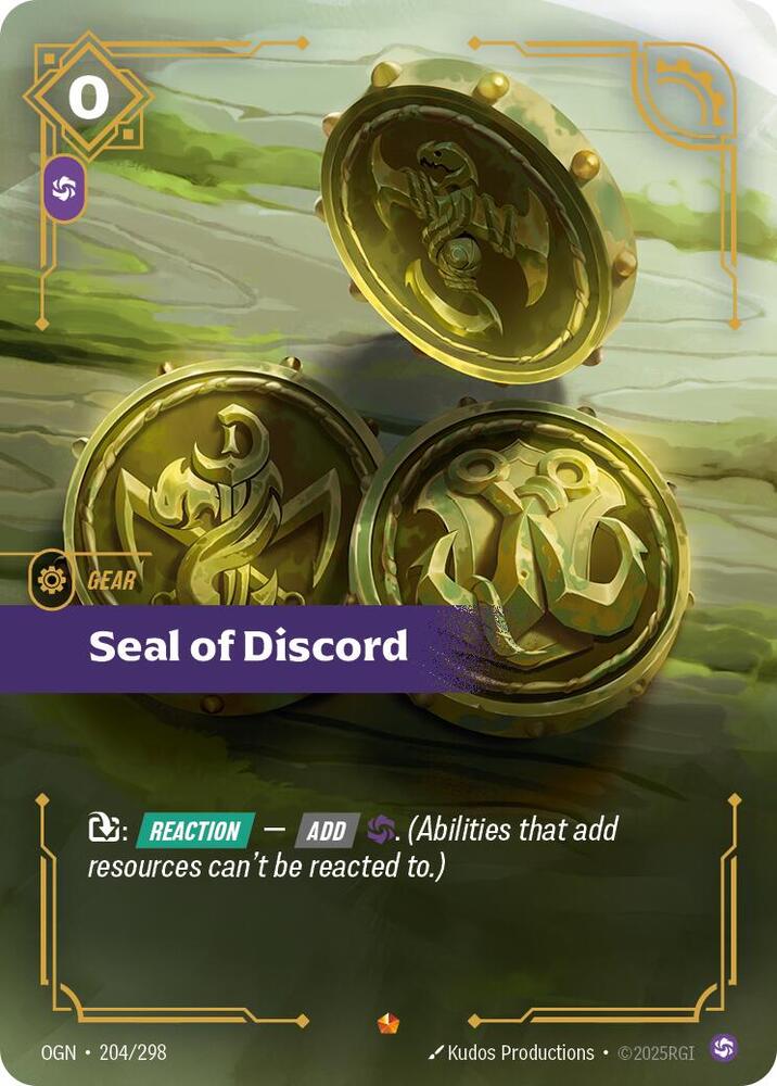 Seal of Discord 204/298 (Origins)  - Foil | Chromatic Games