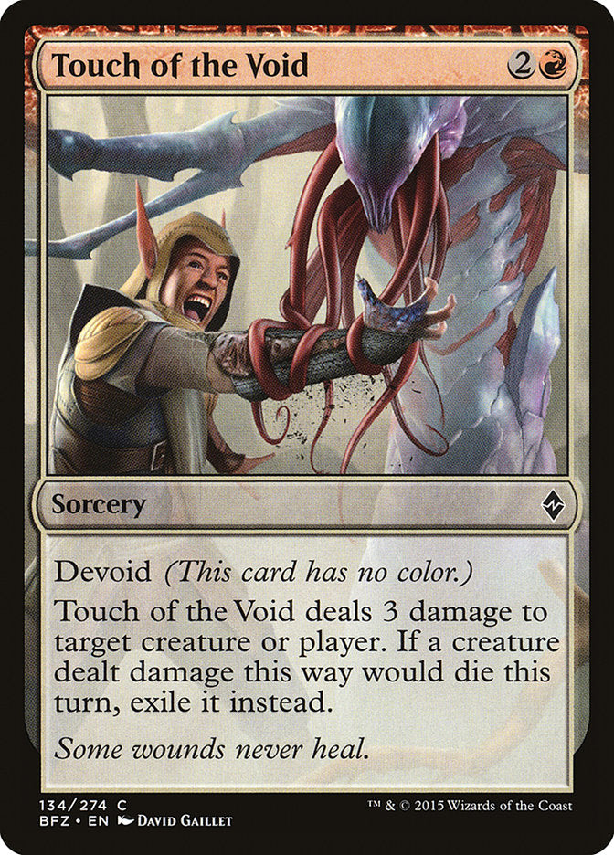 Touch of the Void 134/274 (Battle for Zendikar)  | Chromatic Games