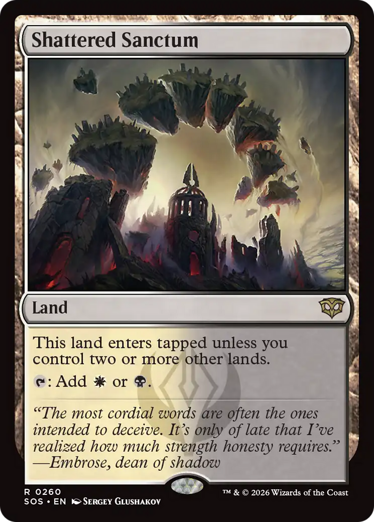 Shattered Sanctum [Secrets of Strixhaven] | Chromatic Games