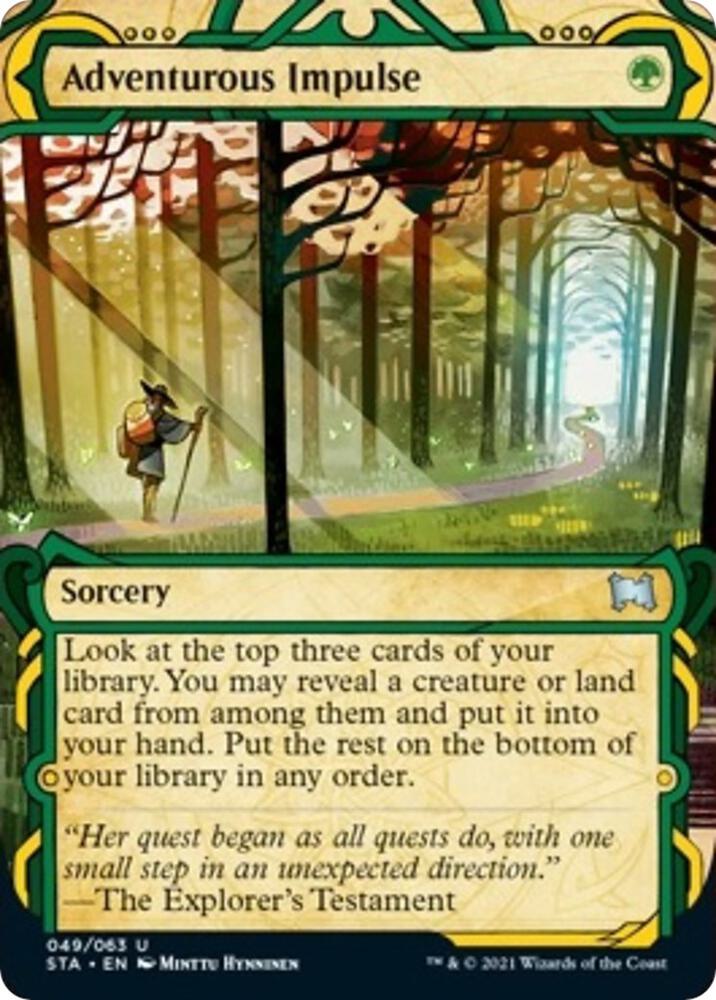 Adventurous Impulse 49 (Strixhaven: Mystical Archive)  - Foil | Chromatic Games