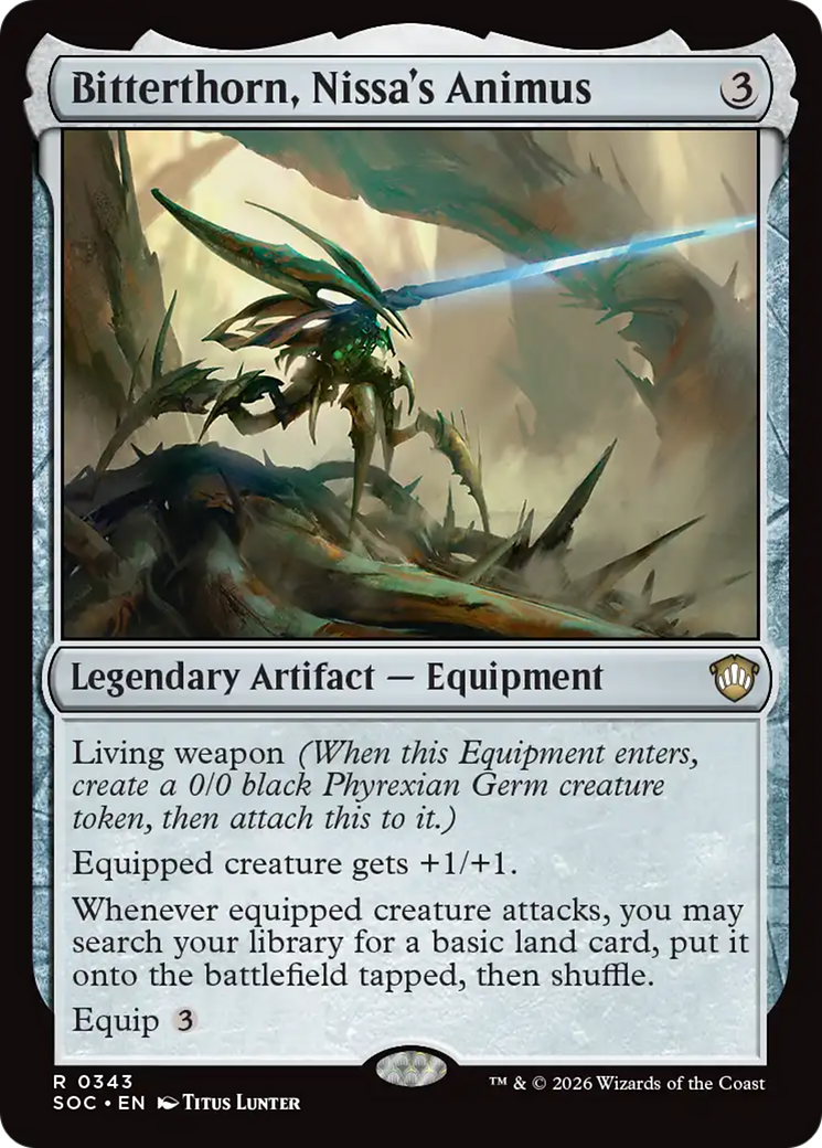 Bitterthorn, Nissa's Animus [Secrets of Strixhaven Commander] | Chromatic Games