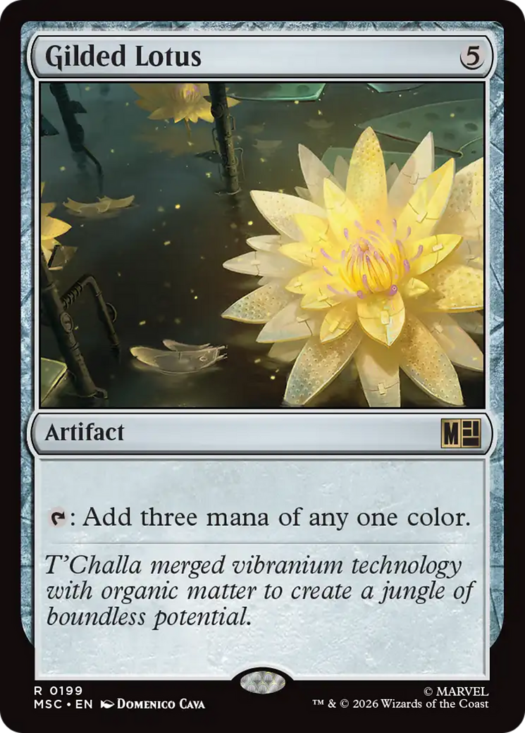 Gilded Lotus (Surge Foil) [Marvel Super Heroes Commander] | Chromatic Games