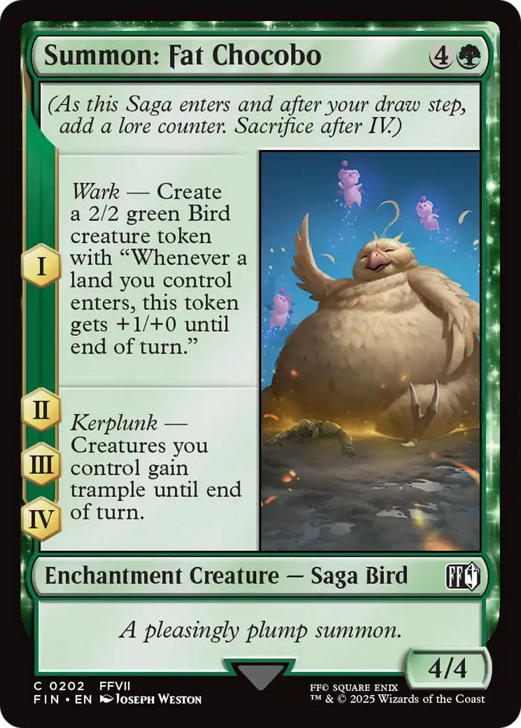Summon: Fat Chocobo [FINAL FANTASY] | Chromatic Games