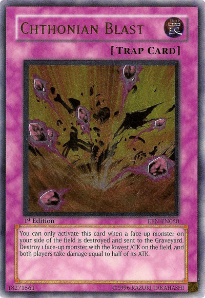 Chthonian Blast [EEN-EN050] Ultimate Rare | Chromatic Games