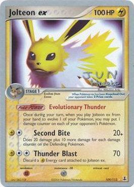 Jolteon ex (109/113) (Flyvees - Jun Hasebe) [World Championships 2007] | Chromatic Games