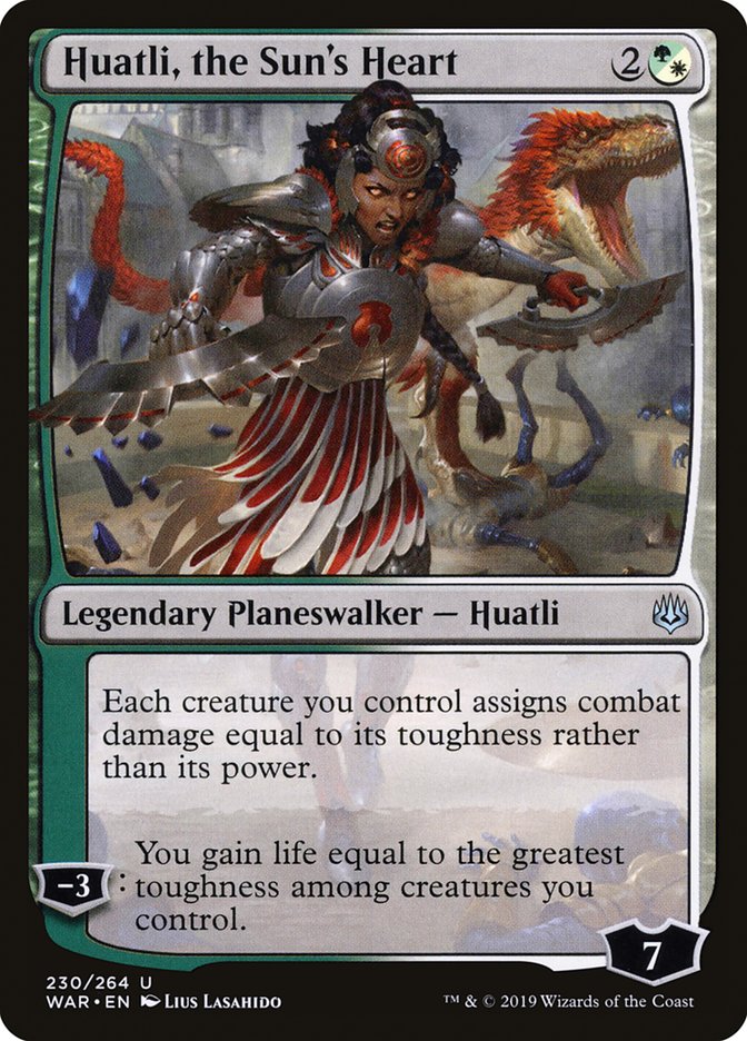Huatli, the Sun's Heart 230/264 (War of the Spark)  | Chromatic Games