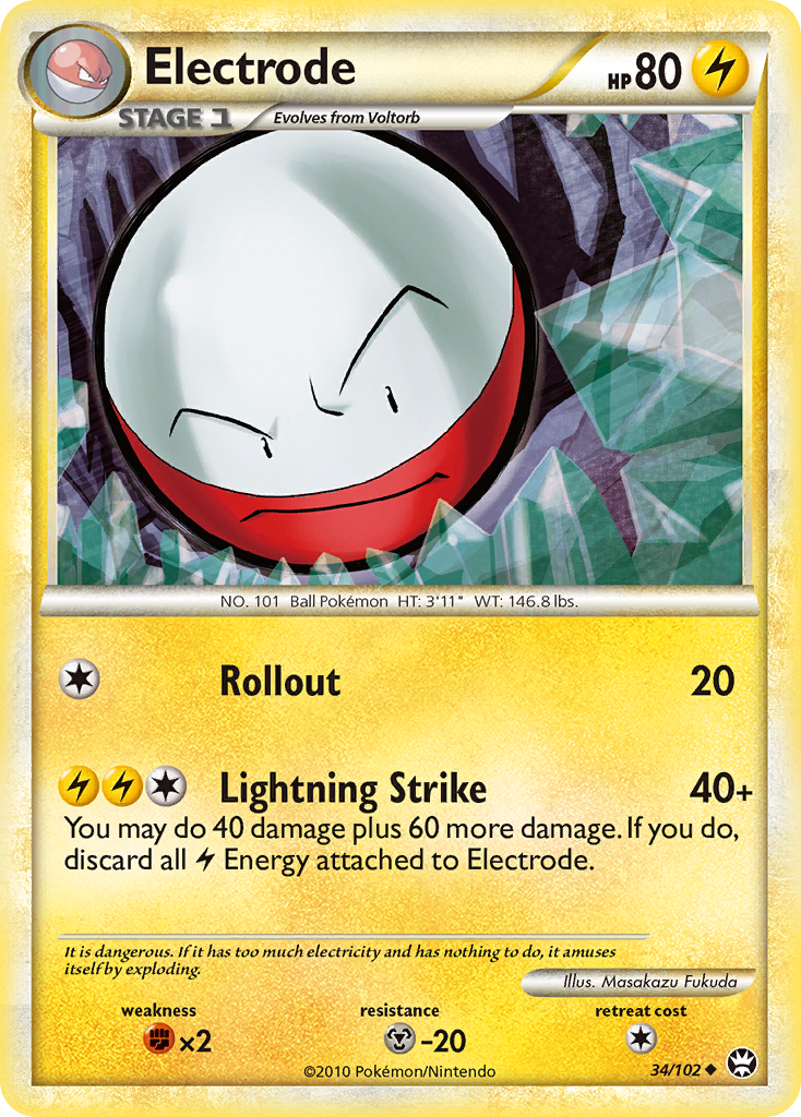 Electrode (34/102) [HeartGold & SoulSilver: Triumphant] | Chromatic Games