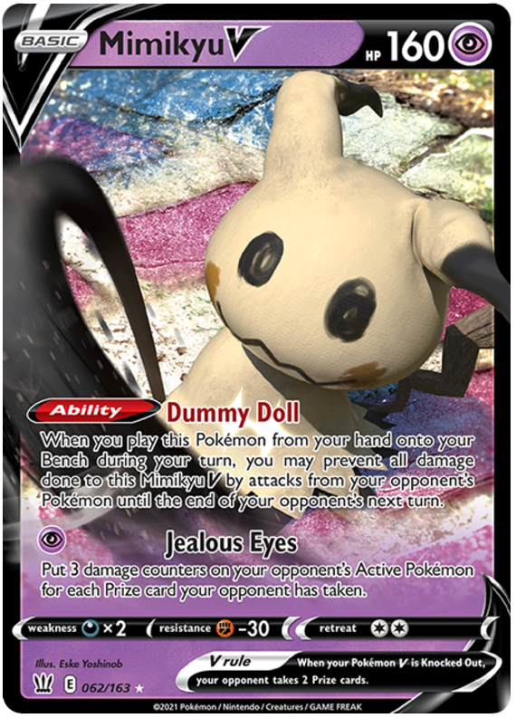 Mimikyu V (062/163) [Sword & Shield: Battle Styles] | Chromatic Games