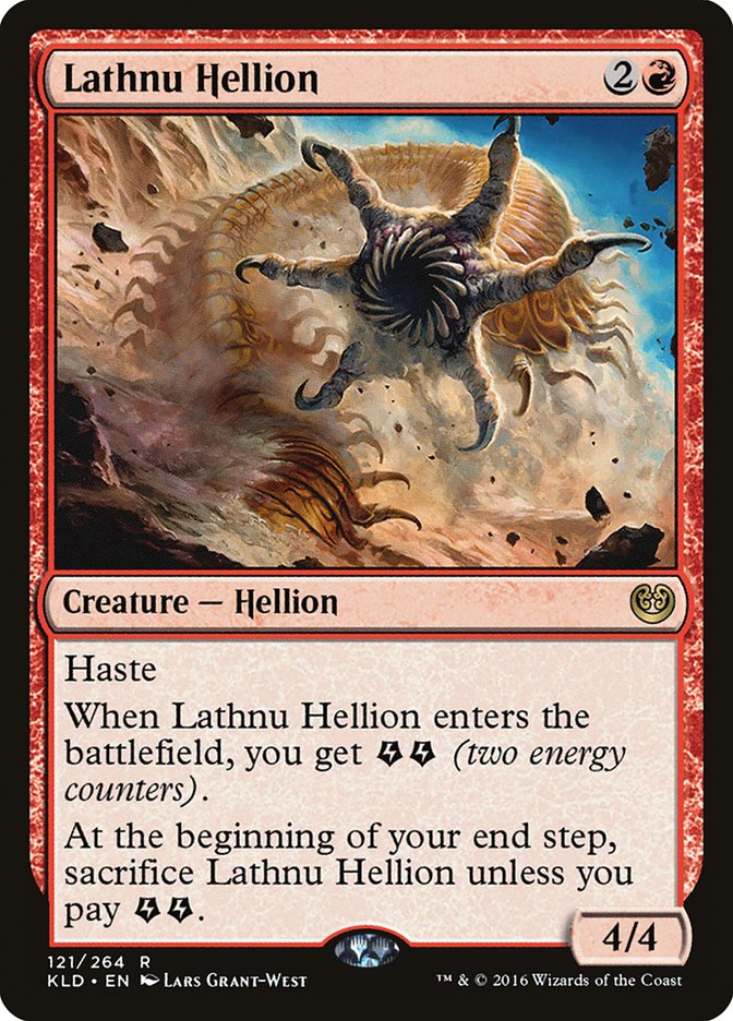 Lathnu Hellion 121/264 (Kaladesh)  | Chromatic Games