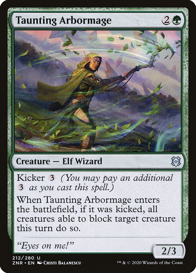 Taunting Arbormage 212/280 (Zendikar Rising)  | Chromatic Games