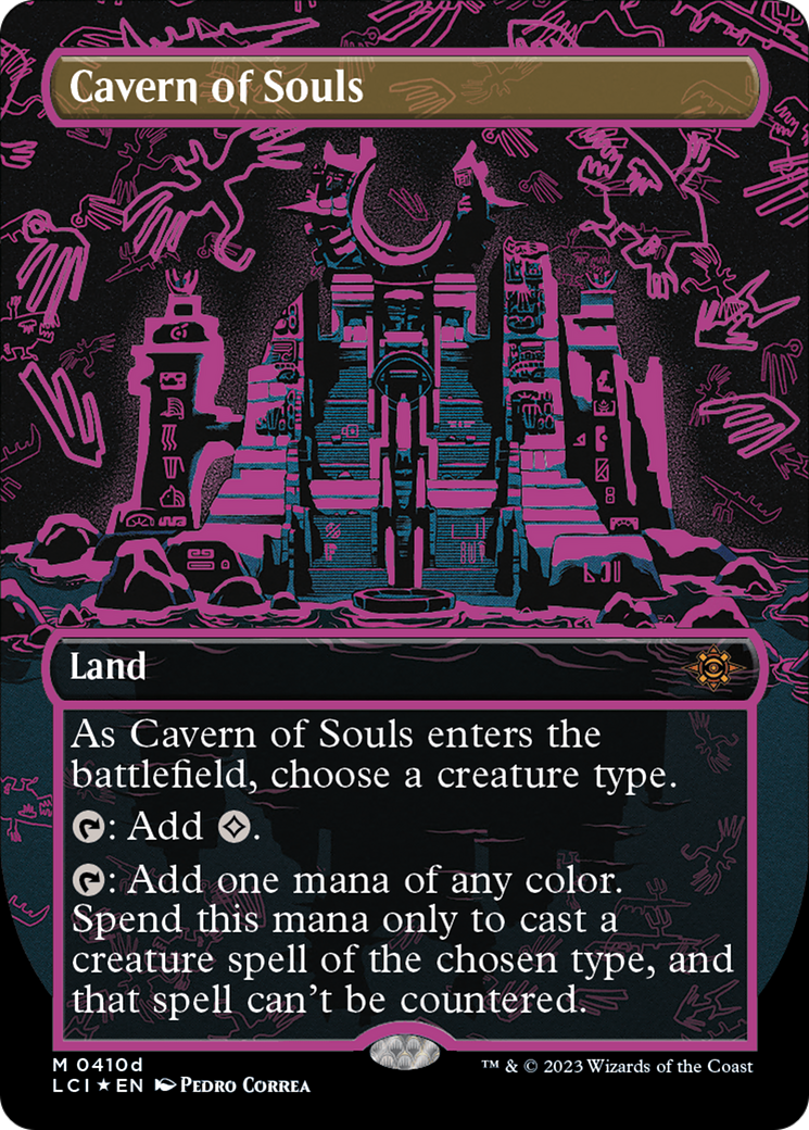 Cavern of Souls (0410d) (Borderless) [The Lost Caverns of Ixalan] | Chromatic Games