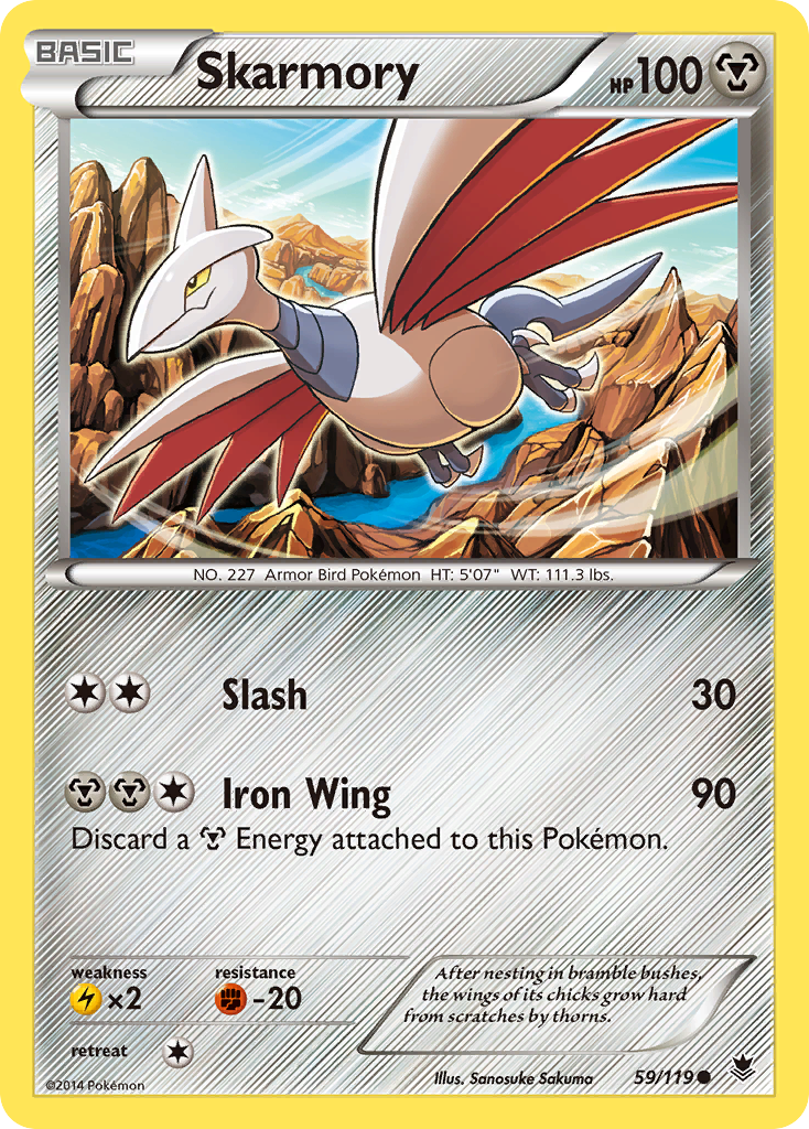 Skarmory (59/119) [XY: Phantom Forces] | Chromatic Games