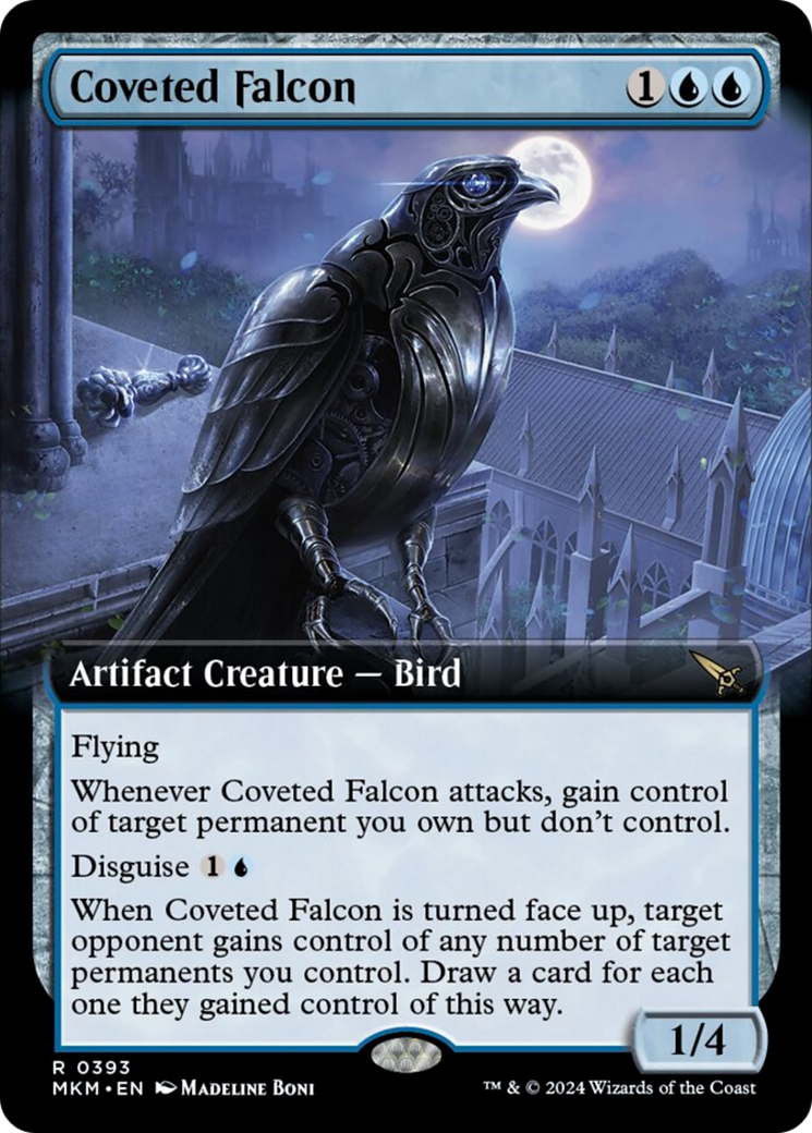 Coveted Falcon (Extended Art) [Murders at Karlov Manor] | Chromatic Games