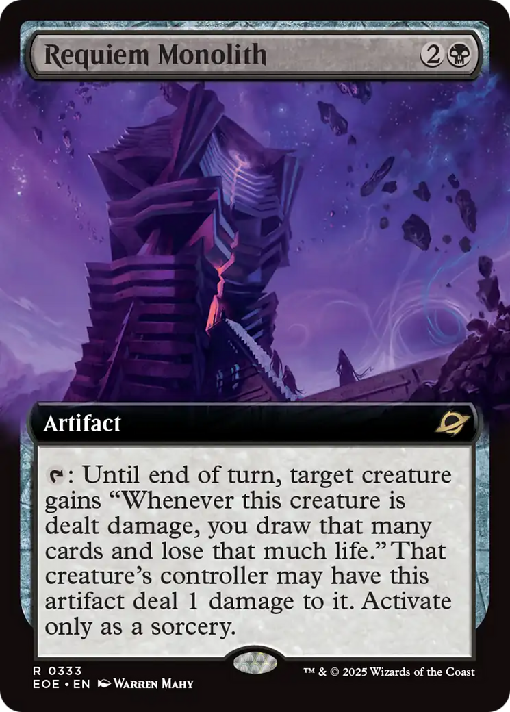 Requiem Monolith (Extended Art) [Edge of Eternities] | Chromatic Games