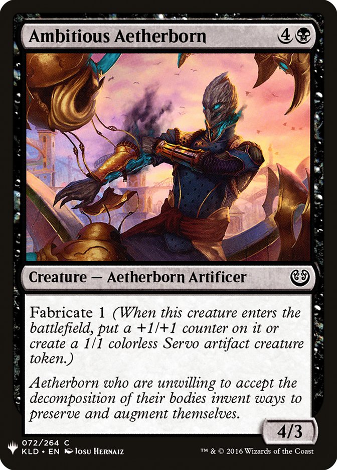 Ambitious Aetherborn [Mystery Booster] | Chromatic Games