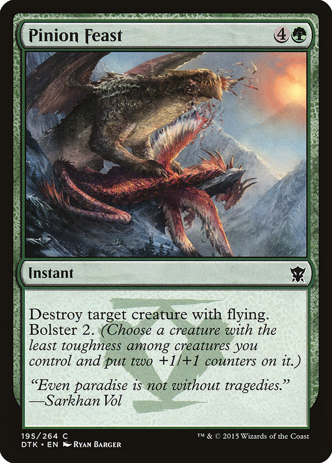 Pinion Feast 195/264 (Dragons of Tarkir)  | Chromatic Games