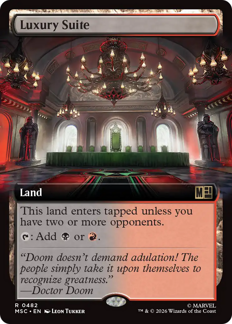 Luxury Suite (Extended Art) [Marvel Super Heroes Commander] | Chromatic Games