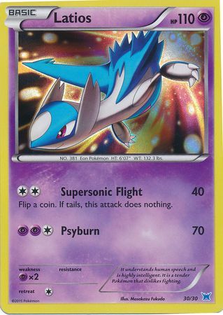 Latios (30/30) [XY: Trainer Kit 2 - Latios] | Chromatic Games