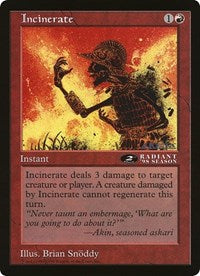 Incinerate (Oversized) [Oversize Cards] | Chromatic Games