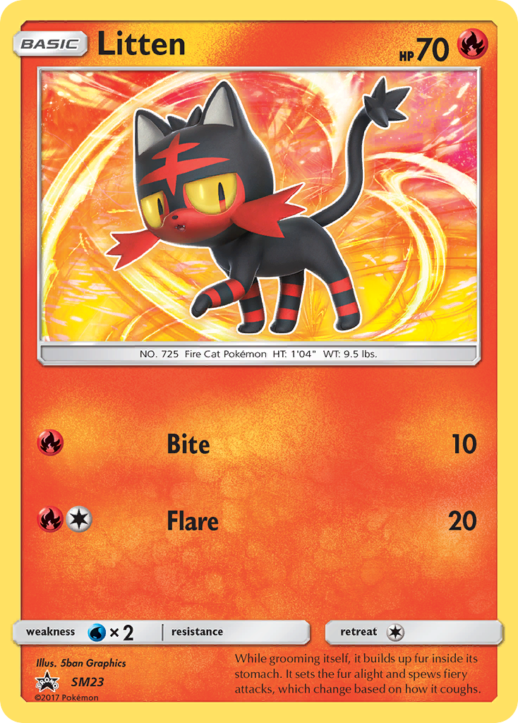 Litten (SM23) [Sun & Moon: Black Star Promos] | Chromatic Games