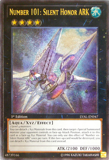Number 101: Silent Honor ARK [LVAL-EN047] Ultimate Rare | Chromatic Games