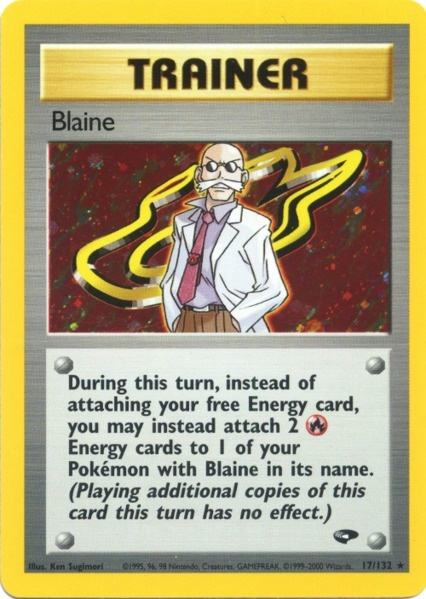 Blaine (17/132) [Gym Challenge Unlimited] | Chromatic Games