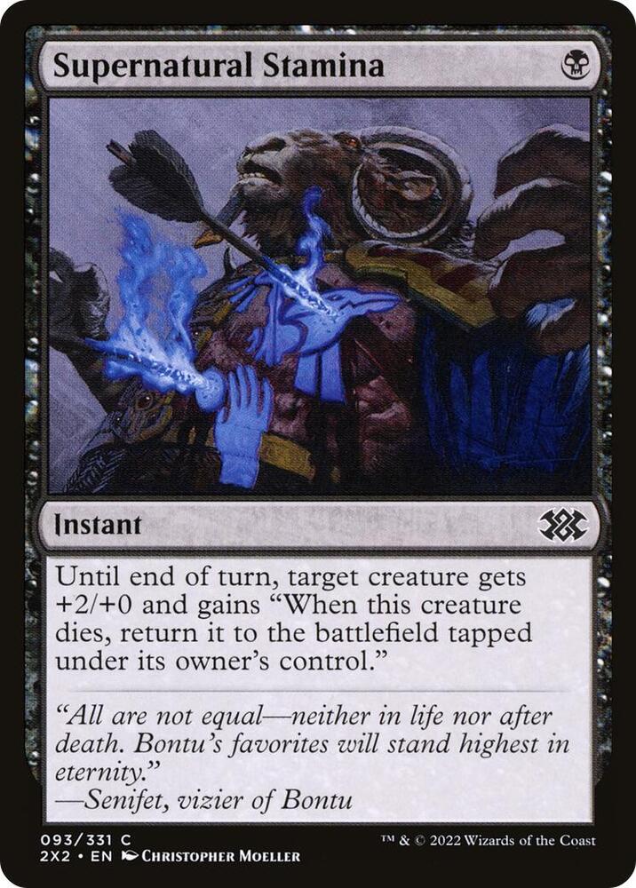 Supernatural Stamina 93/331 (Double Masters 2022)  - Foil | Chromatic Games